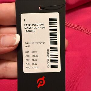 Peloton Pink Tulip Hem Legging